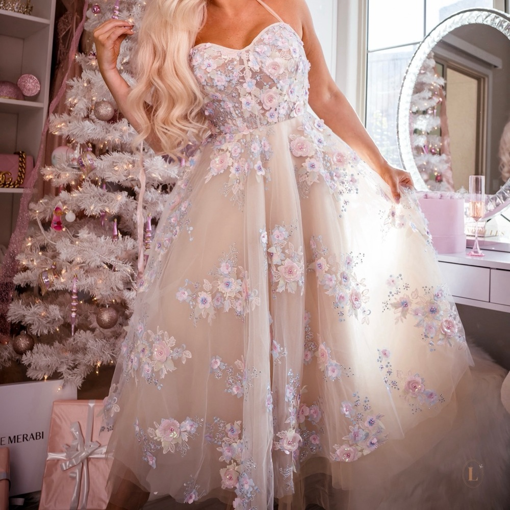 AW Bridal Tea Length Gown